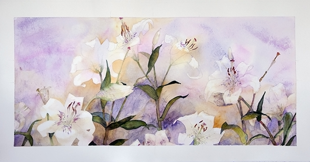 Glenys Christopher - White Flowers 