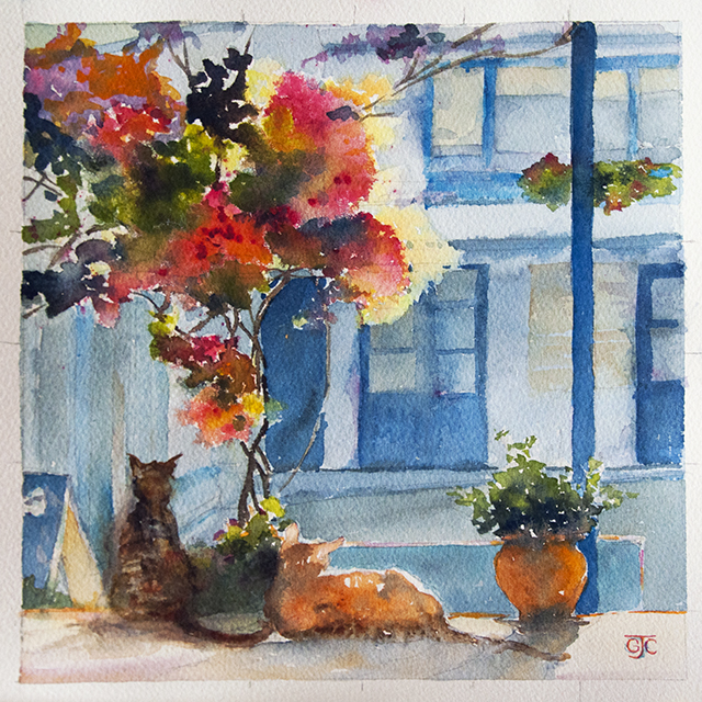 Glenys Christopher - cats 