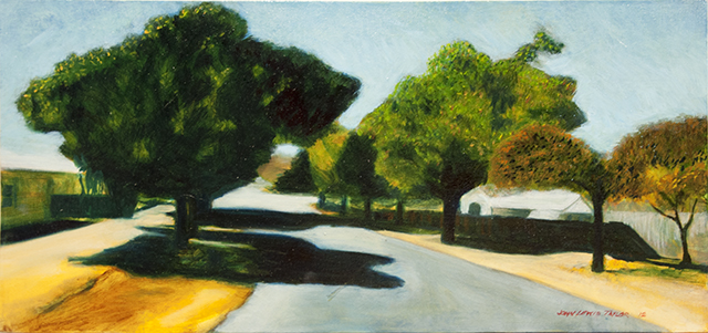 John Taylor - Bridge Street West, Burra - Oil $200 SOLD