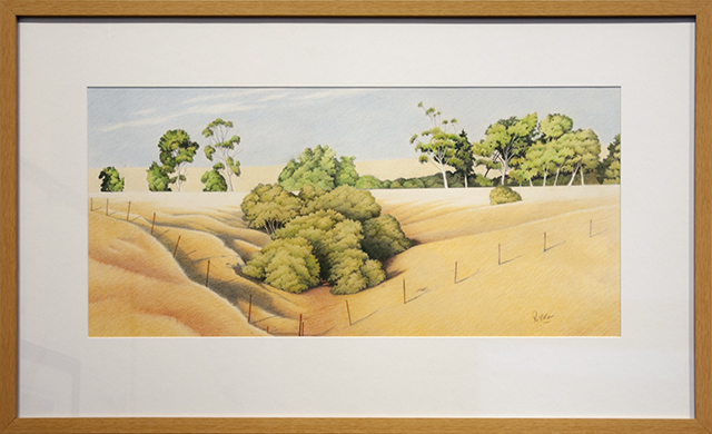 Russell Phillip - Boord St. Ruins - Colour pencil - $400 640