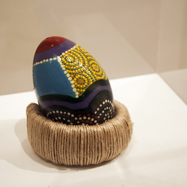 Cassandra Unmeopa - Painted Emu Egg - $965