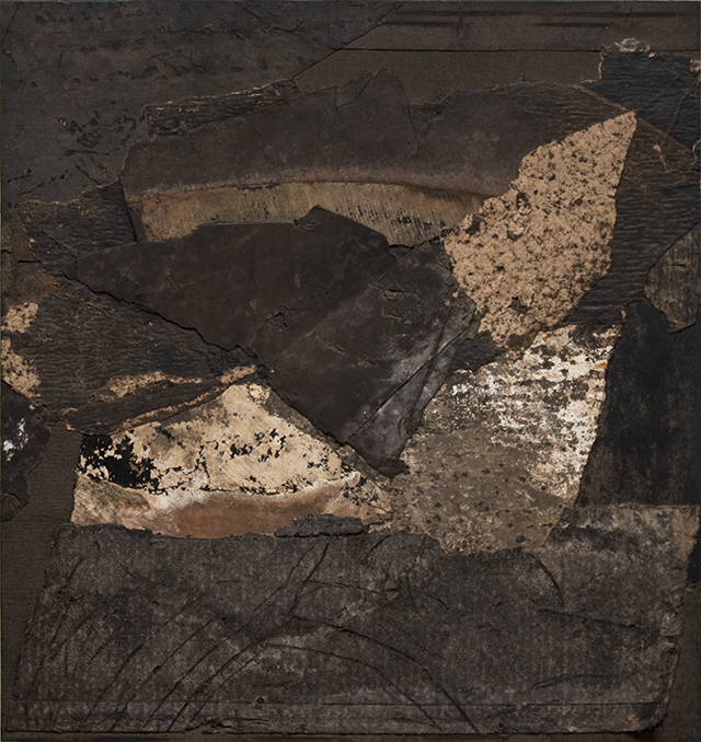 Pamela Kouwenhoven - Pressing Dryland - Site 3 - Discarded Malthoid on Board - $7000 