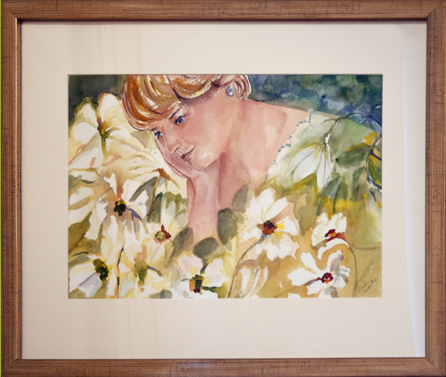 Rae Gierke - Contemplation - Watercolour - $200