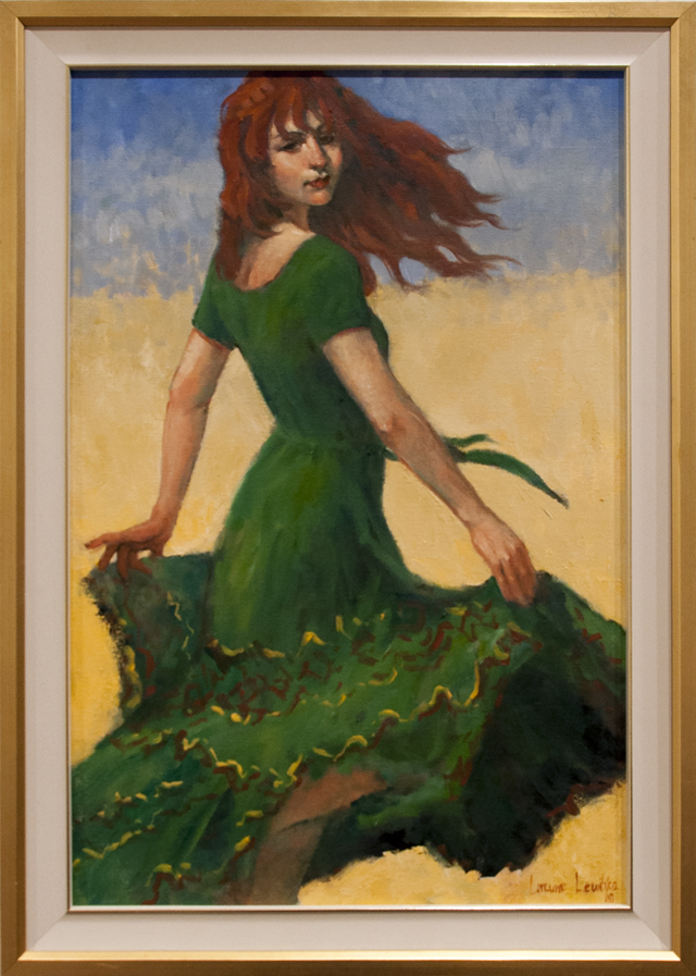 Lorraine Lewitzka - Dancer in the Green - Oil - $1800