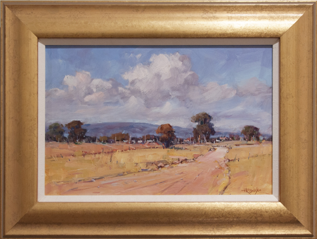 Terry Lewitzka - Out from Burra - Oil - $750