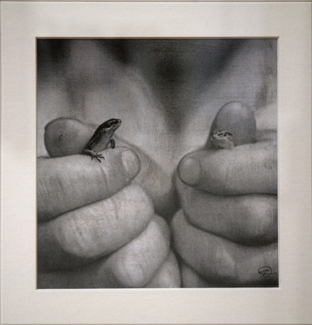 Heike Dargusch - It's in our Hands - Graphite Pencil - $280