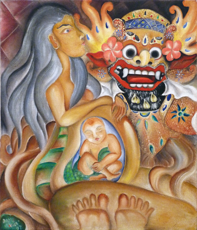 Ni Made Kurniati Andika - Noble Love - Oil on Canvas - $350