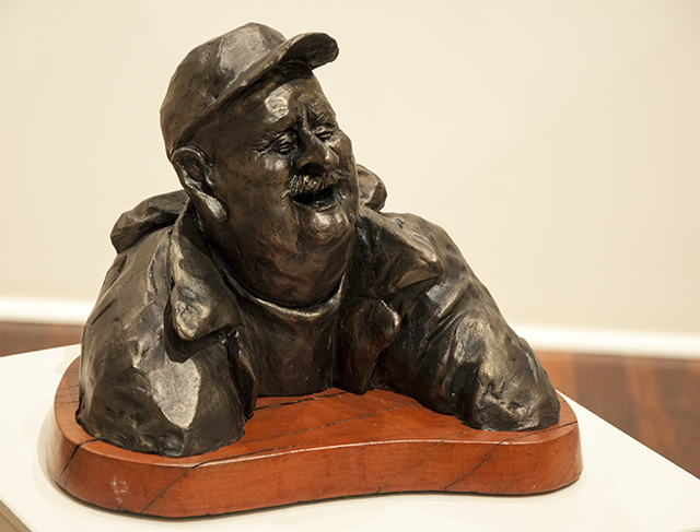 Gerhard Ritter - Laugh and the World laughs with you - terracotta - $1400