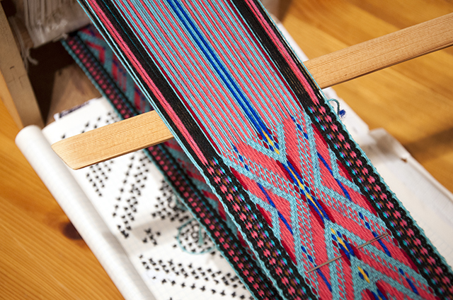 Katharina Urban weaving in progress 640