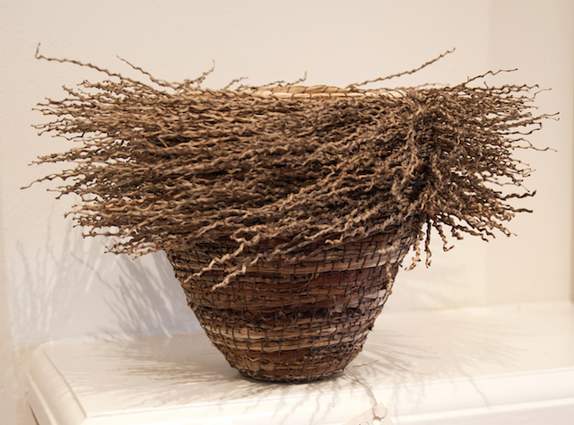 Laima Guscia - In a Spin - Palm fruit stalks and mixed natural fibres - $120 copy