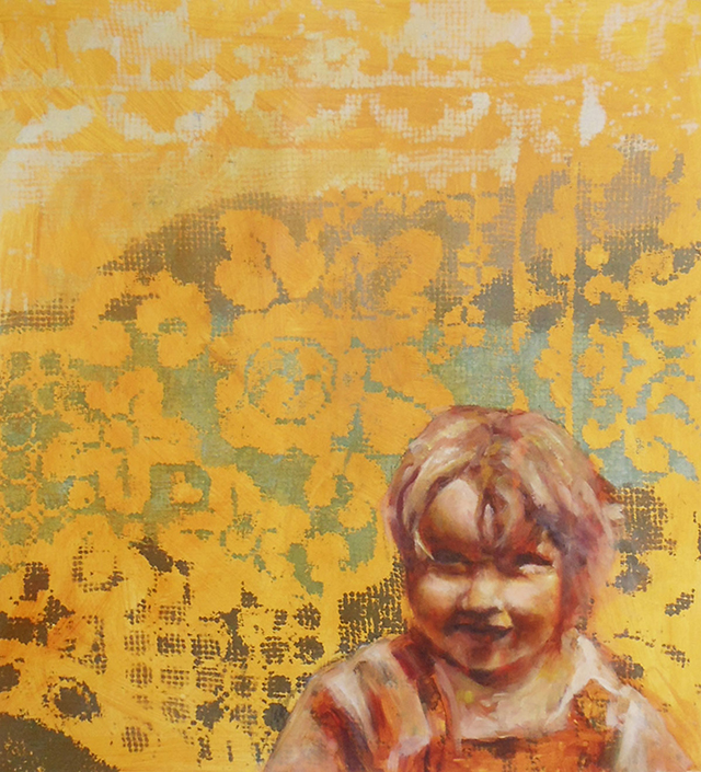 Janice Lane, sunshine on my window, 70 x 61cm, 2012, mixed media on paper