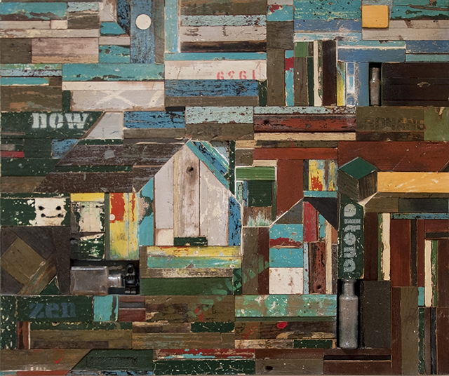 Peter Hart - Then - Found & Salvaged objects - $450