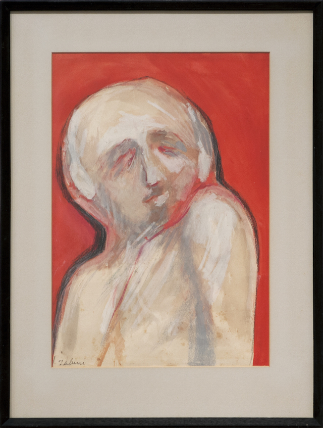 Barbara Zerbini - Figure - Crayon & gouache - $200 - SOLD