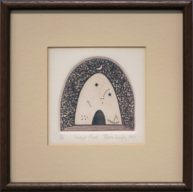 Dianne Longley - Navajo Moon - Etching - $280