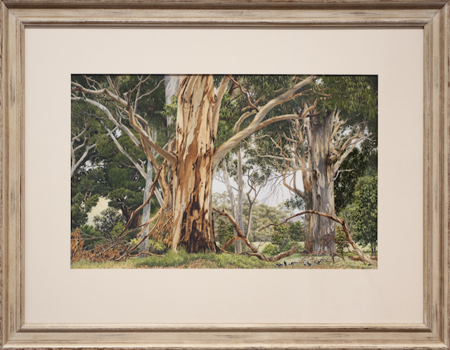 Janet Eason - Parklands Idyll - Watercolour - $2000