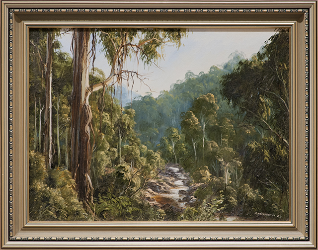 Rob Wellington - Gully View - Oils - $595