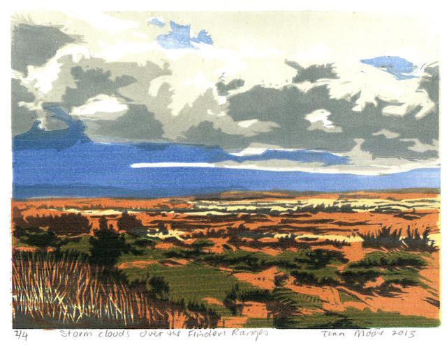 Storm clouds over the Flinders Ranges