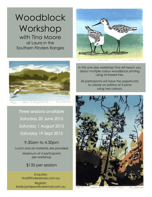 Woodcut workshop with Tina Moore