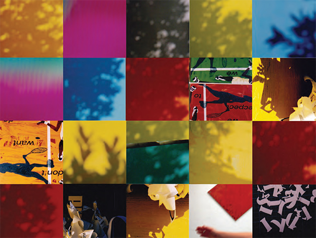 Joe Felber (Colour-Light-Shadows) detail, 2011, digital photography on metallic paper, 1220 x 7200 mm, Reflexorama 640