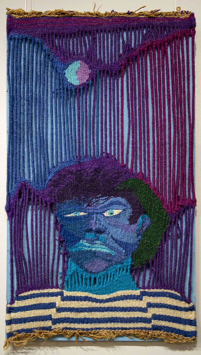 Winner innovation, Graeme Endean - Portrait of an Artist - High warp tapestry $650