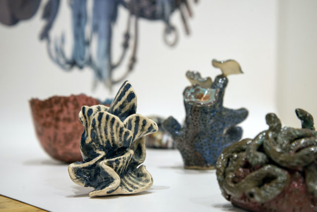 Lis Jones Ingman: Catch of the Day Installation Clay