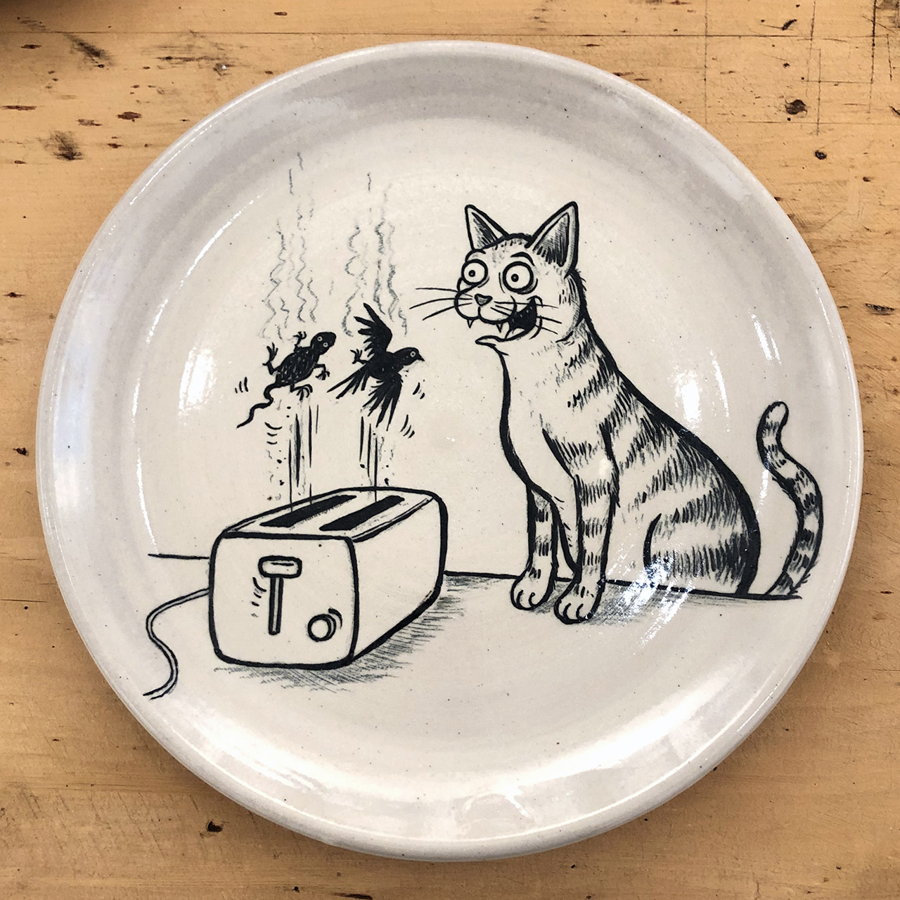 Jed Dunstan Toasted Ceramic Plate